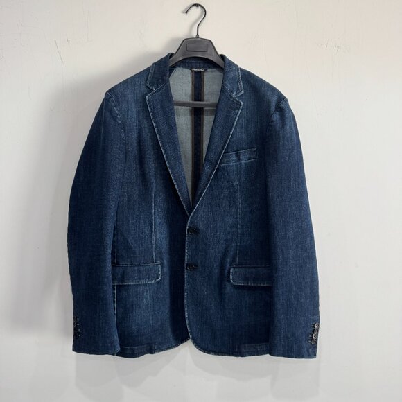 Philipp Plein Denim Blazer NWOT, Size 3XL runs small - Picture 5 of 17